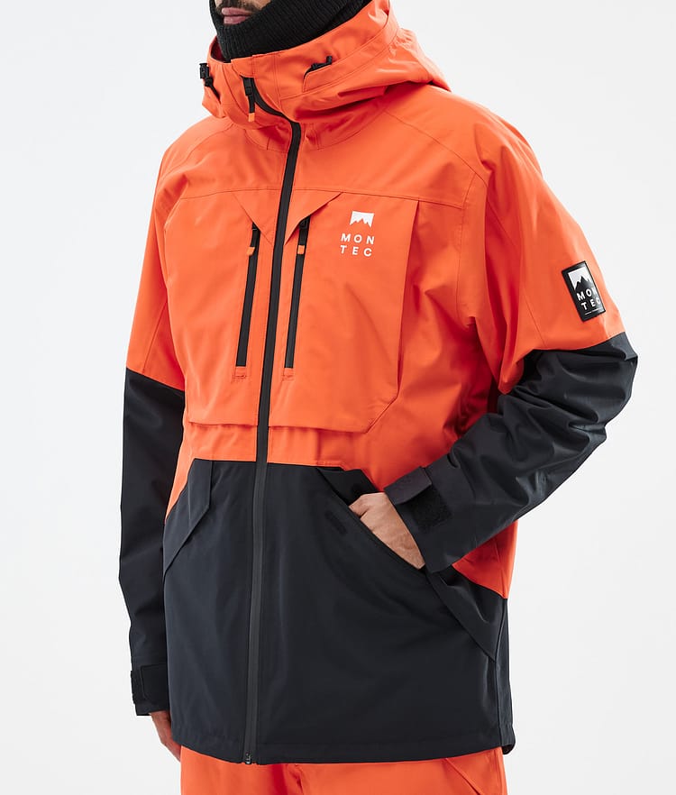 Montec Arch Snowboardjakke Herre Orange/Black, Bilde 8 av 10