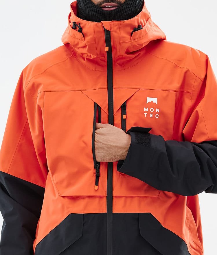 Montec Arch Snowboardjakke Herre Orange/Black, Bilde 9 av 10