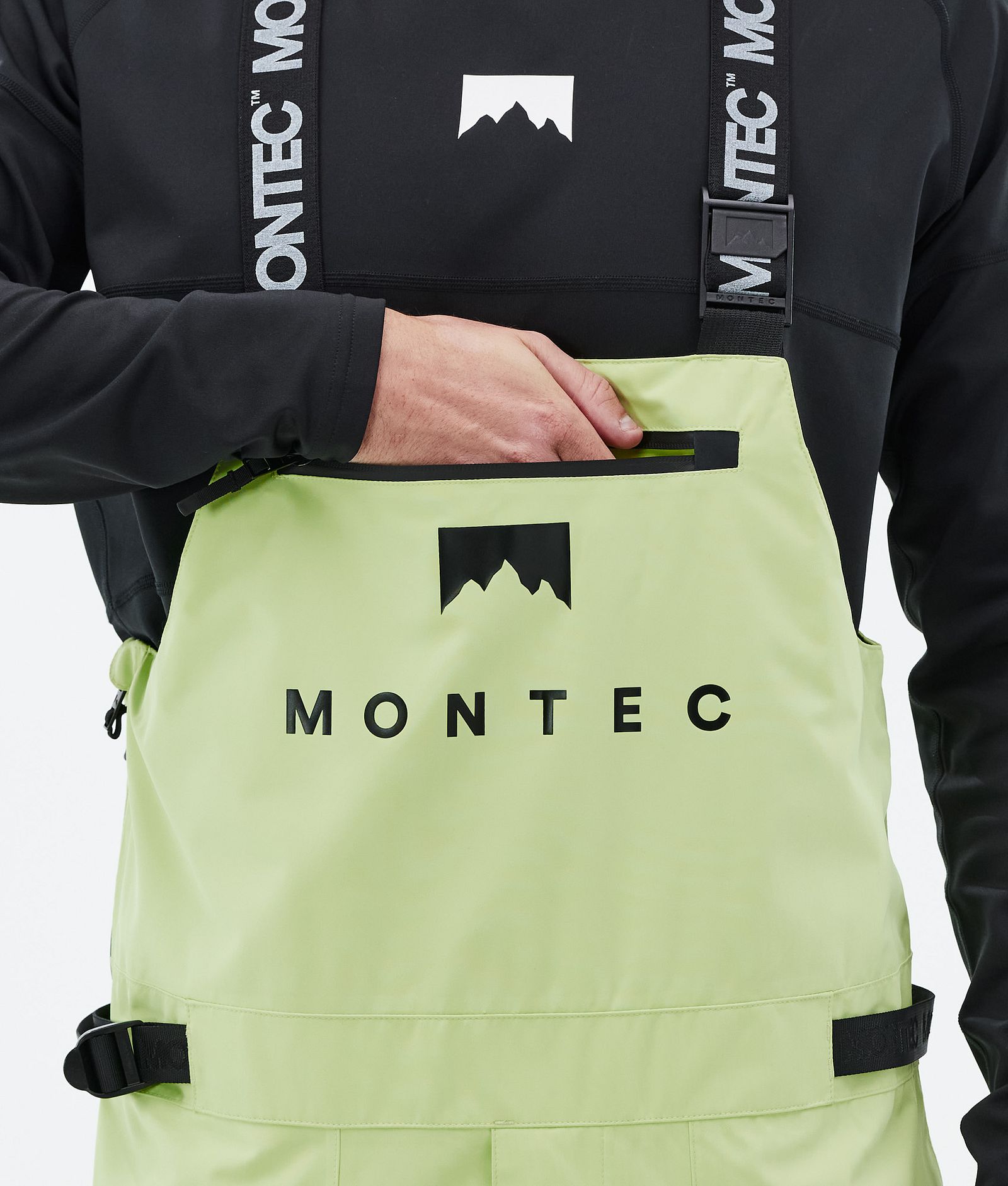 Montec Arch Snowboardbukse Herre Faded Neon/Black, Bilde 5 av 7