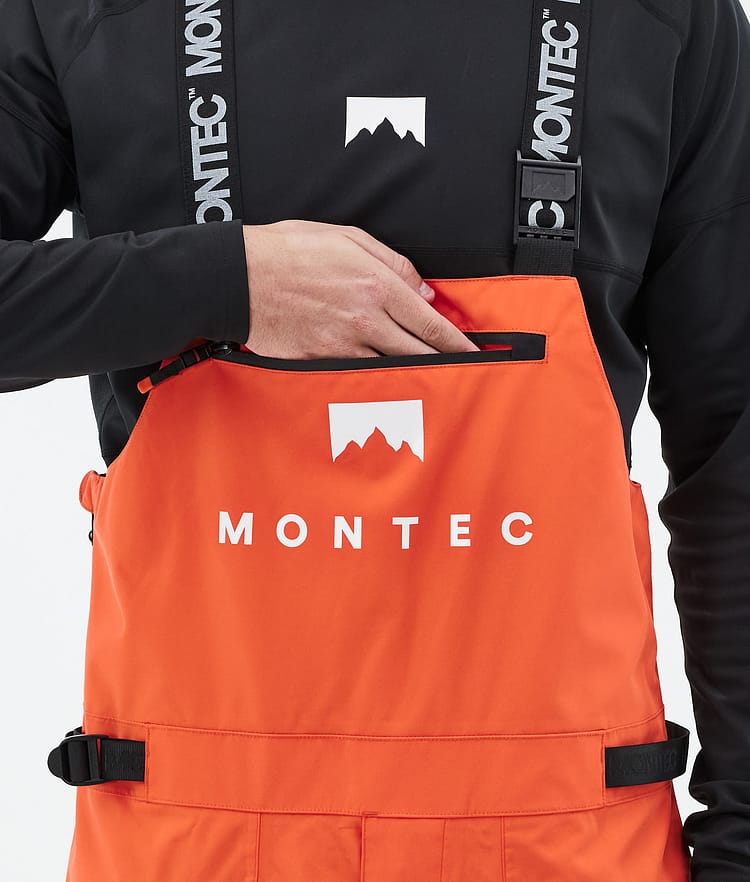 Montec Arch Snowboardbukse Herre Orange/Black, Bilde 5 av 7