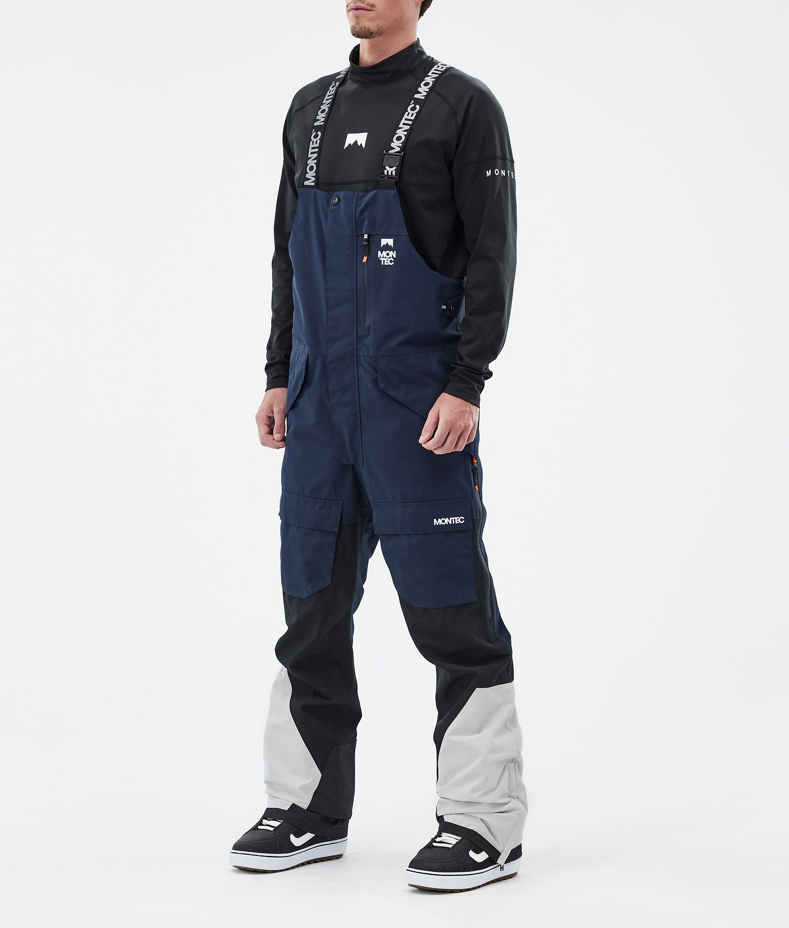 Montec Fawk Snowboardbukse Herre Dark Blue/Black/Light Grey, Bilde 1 av 7