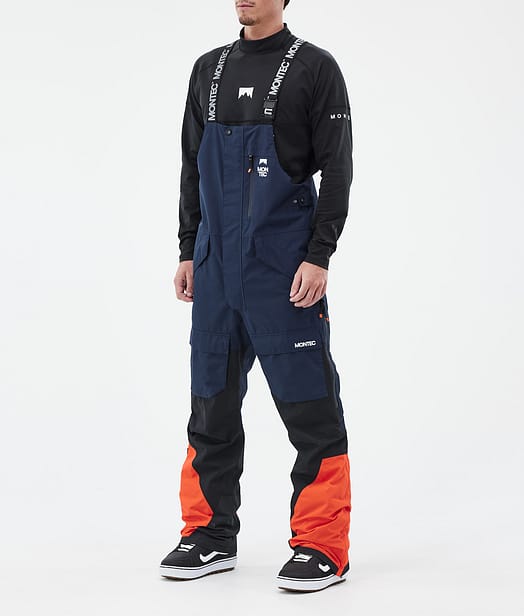 Montec Fawk Snowboardbukse Herre Dark Blue/Black/Orange