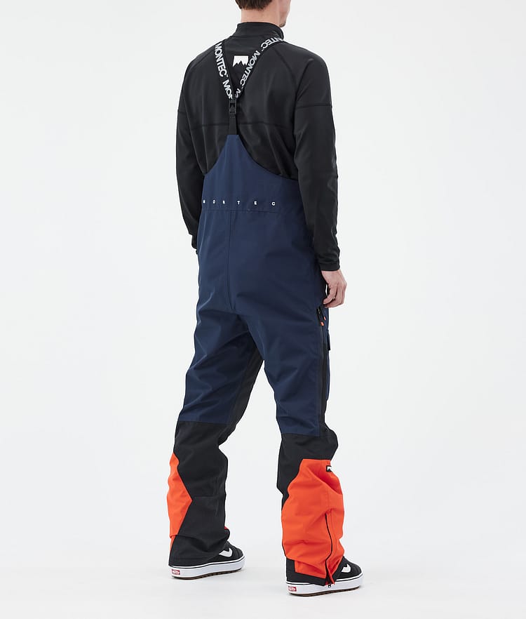 Montec Fawk Snowboardbukse Herre Dark Blue/Black/Orange, Bilde 4 av 7