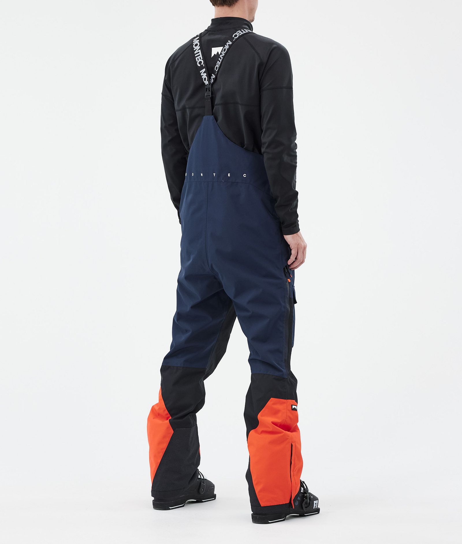 Montec Fawk Skibukse Herre Dark Blue/Black/Orange, Bilde 4 av 7