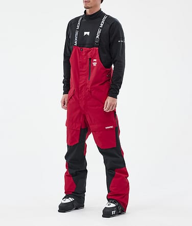 Montec Fawk Skibukse Herre Deep Red/Black