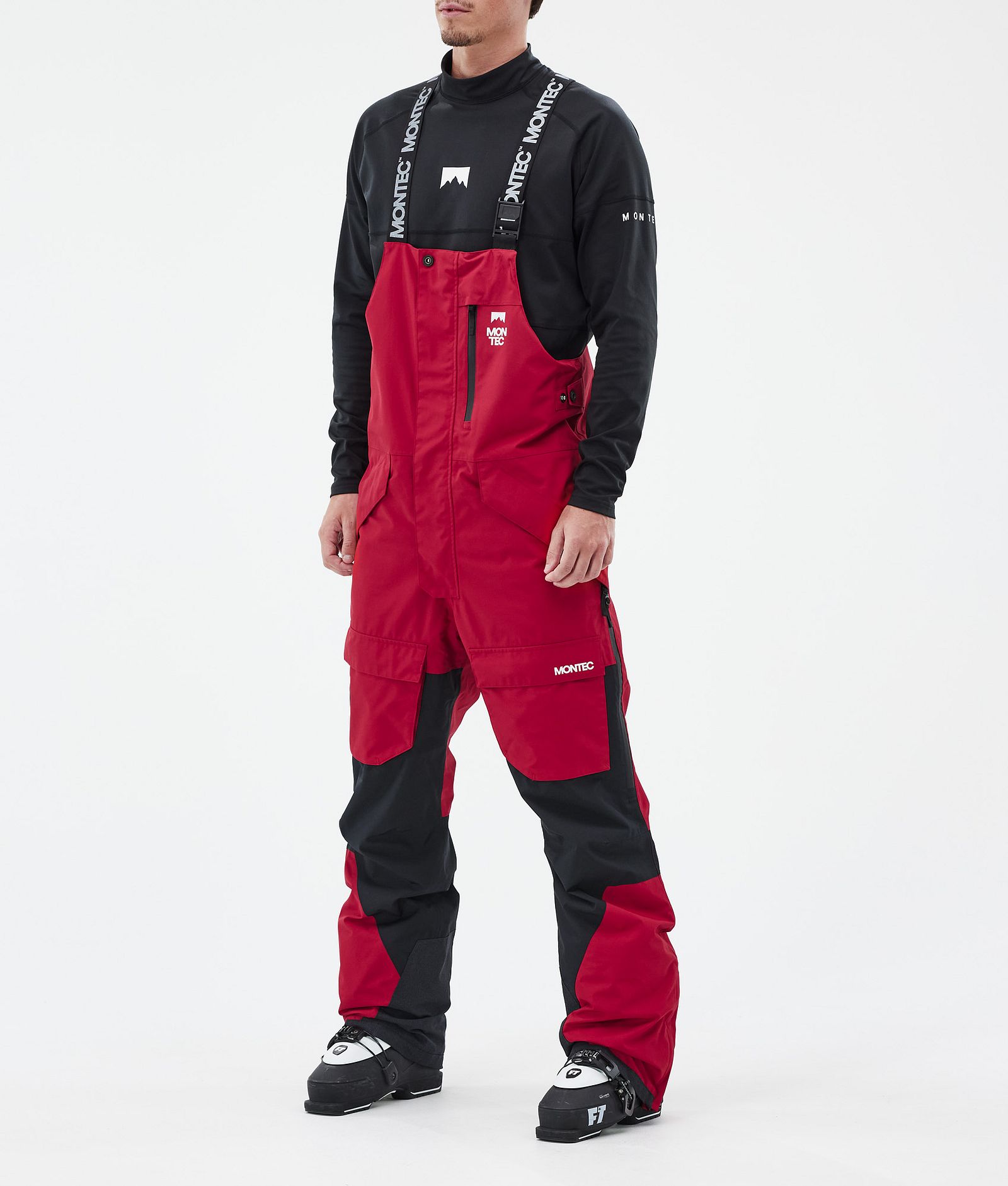 Montec Fawk Skibukse Herre Deep Red/Black, Bilde 1 av 7