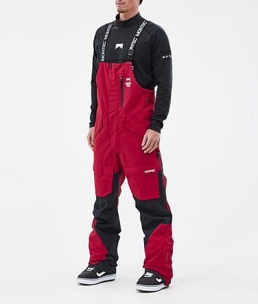 Montec Fawk Snowboardbukse Herre Deep Red/Black