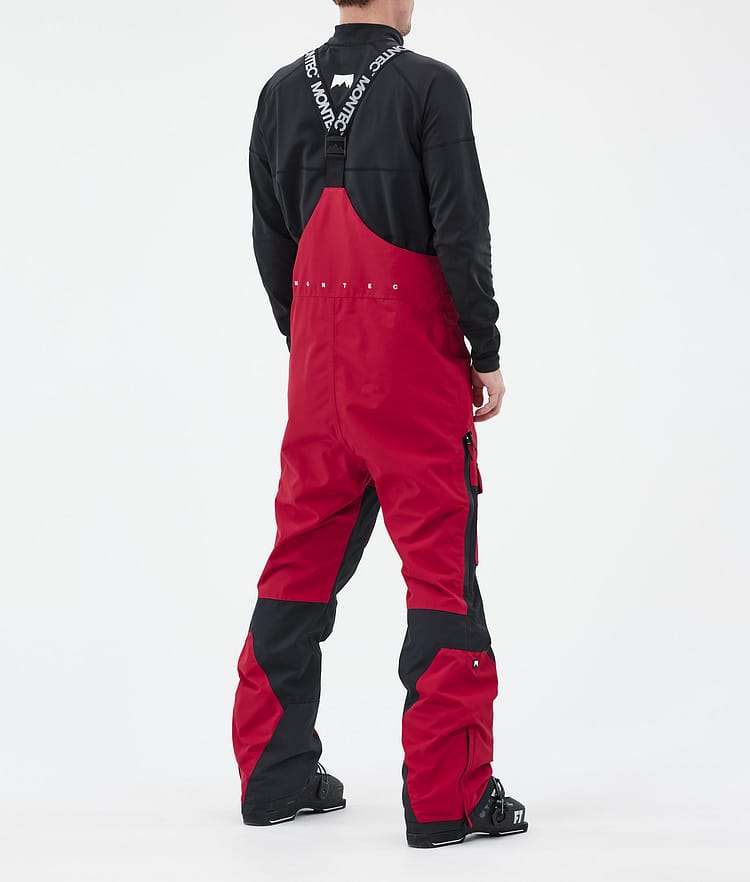 Montec Fawk Skibukse Herre Deep Red/Black, Bilde 4 av 7