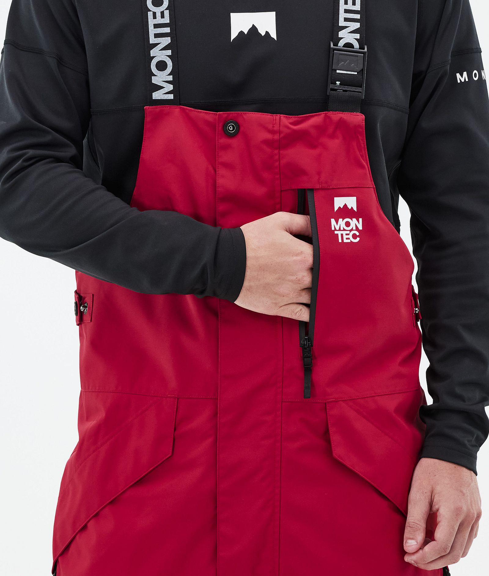 Montec Fawk Skibukse Herre Deep Red/Black, Bilde 6 av 7