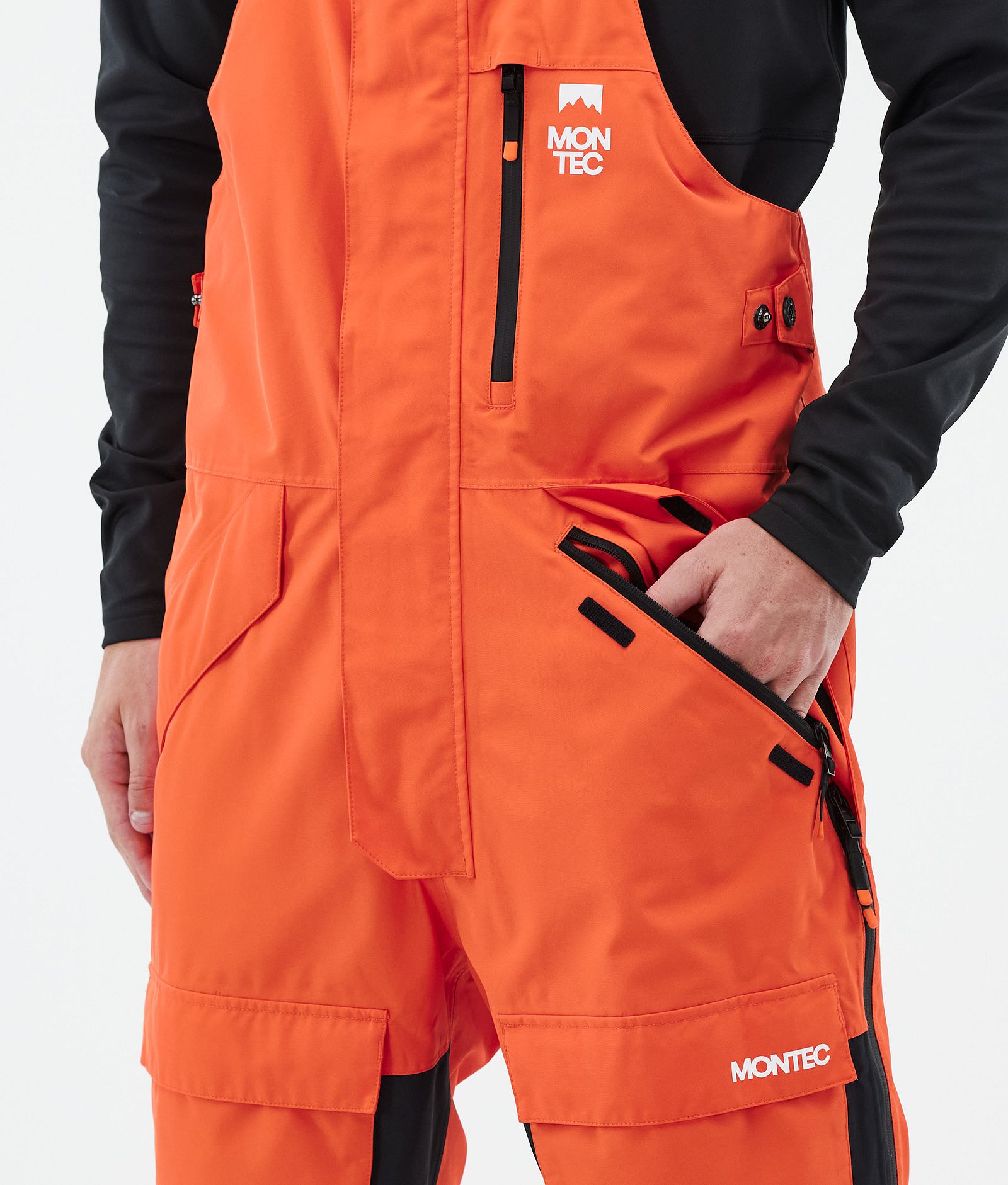 Montec Fawk Snowboardbukse Herre Orange/Black, Bilde 5 av 7