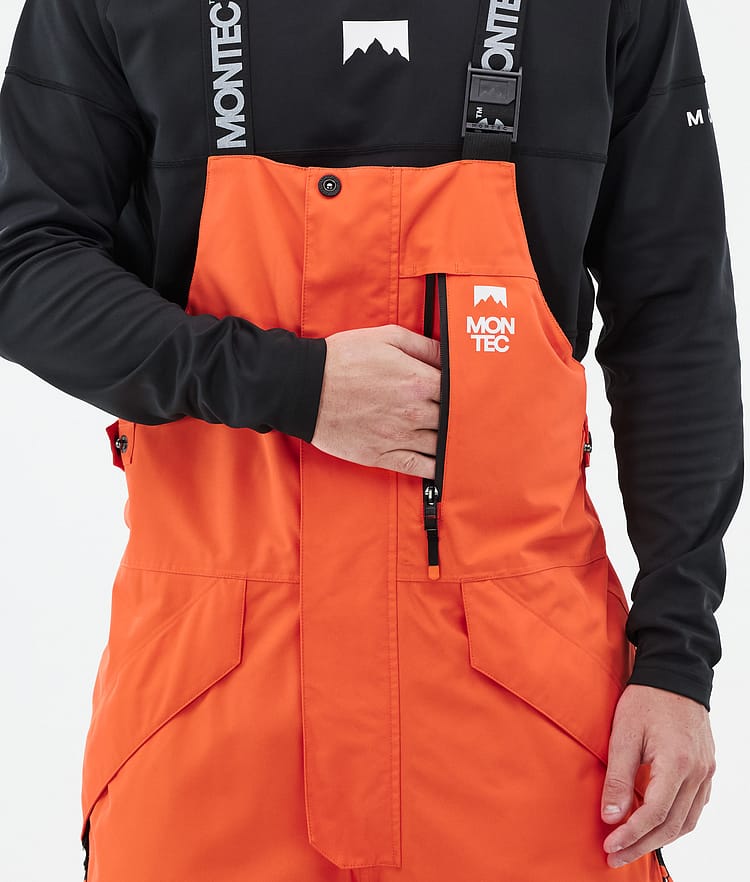 Montec Fawk Snowboardbukse Herre Orange/Black, Bilde 6 av 7