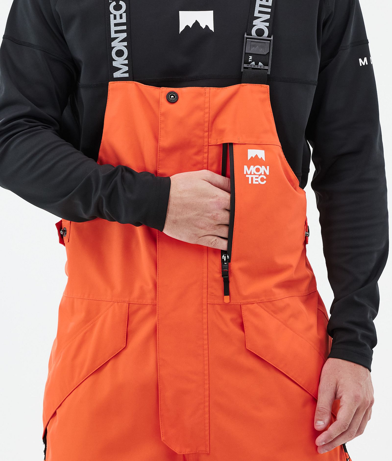 Montec Fawk Snowboardbukse Herre Orange/Black, Bilde 6 av 7