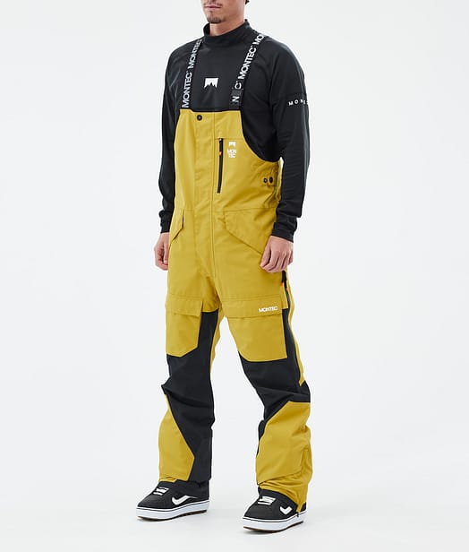 Montec Fawk Snowboardbukse Herre Yellow/Black