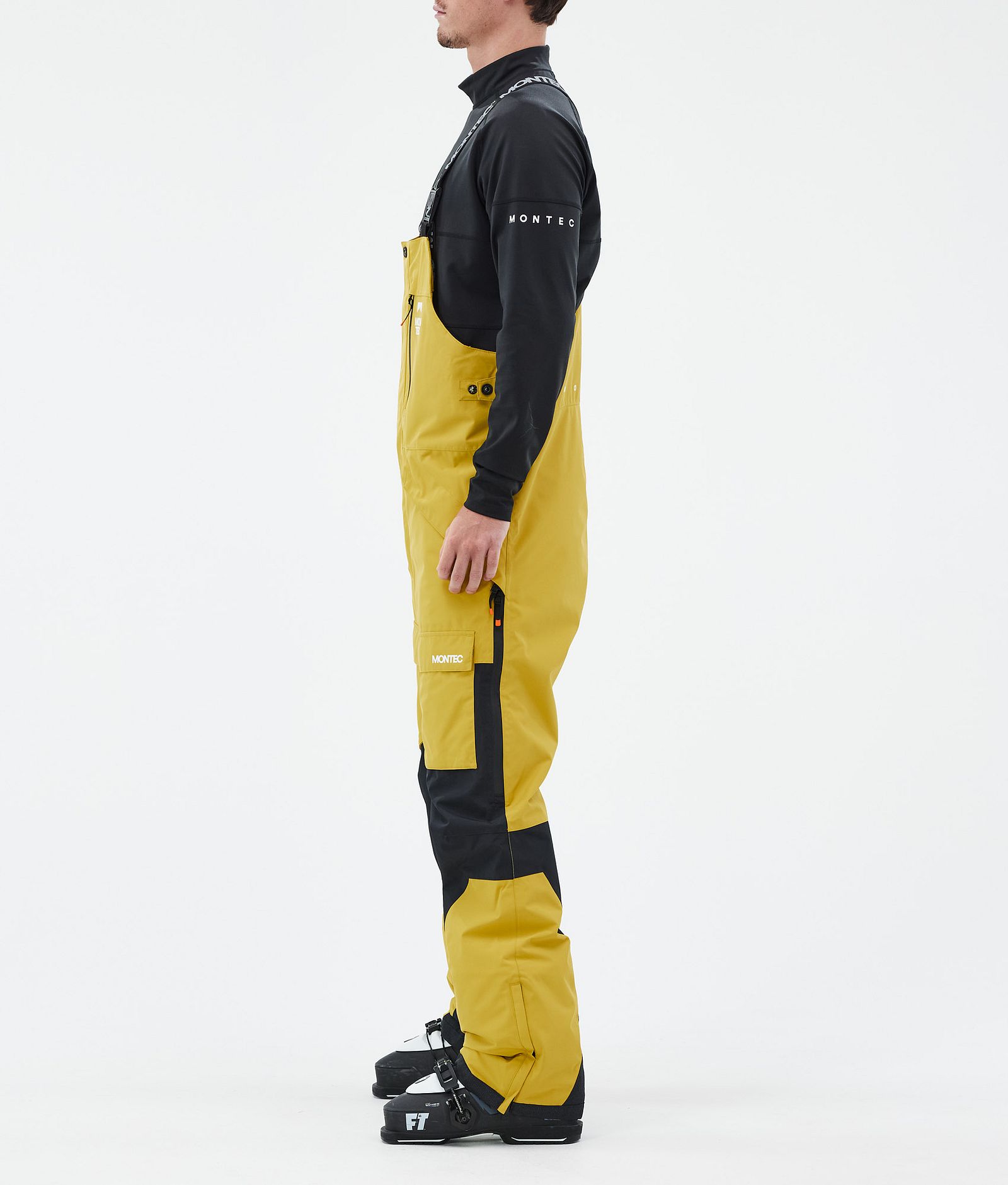 Montec Fawk Skibukse Herre Yellow/Black, Bilde 3 av 7