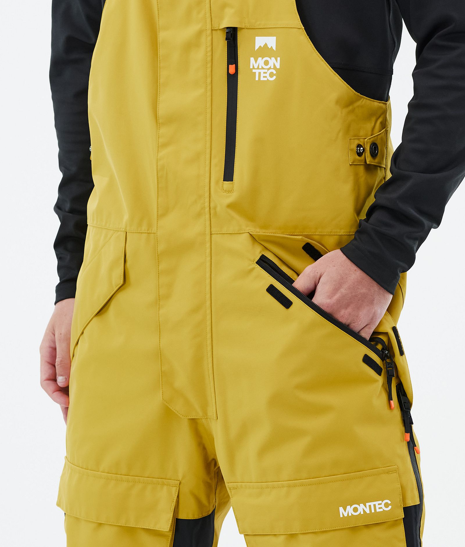 Montec Fawk Snowboardbukse Herre Yellow/Black, Bilde 5 av 7