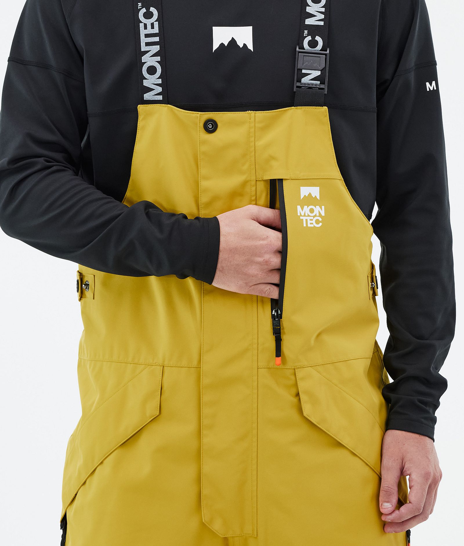 Montec Fawk Snowboardbukse Herre Yellow/Black, Bilde 6 av 7