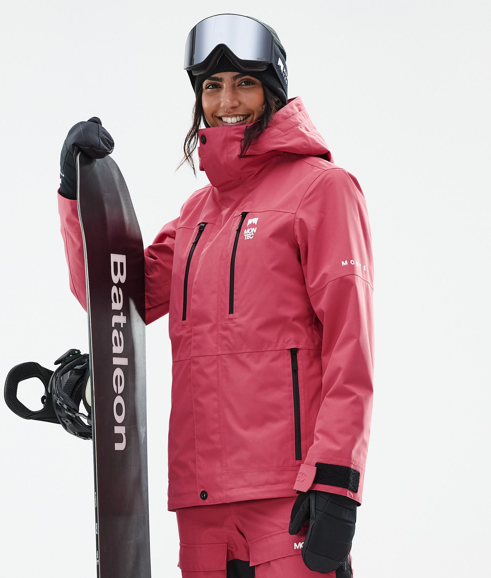 Montec Fawk W Snowboardjakke Dame Light Red, Bilde 1 av 10