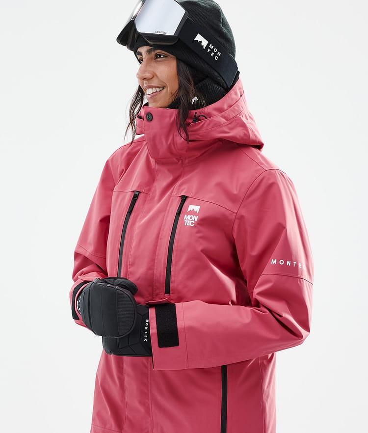 Montec Fawk W Snowboardjakke Dame Light Red, Bilde 2 av 10