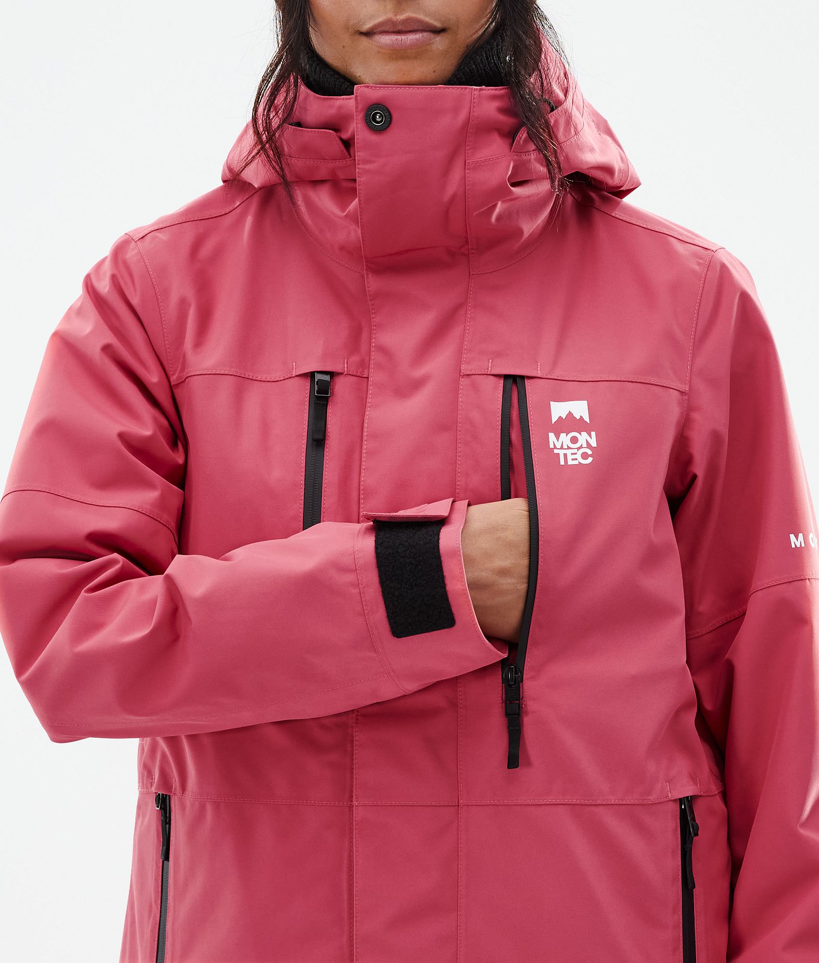 Montec Fawk W Snowboardjakke Dame Light Red, Bilde 9 av 10