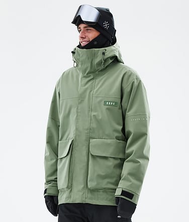 Dope Acme Snowboardjakke Herre Moss Green