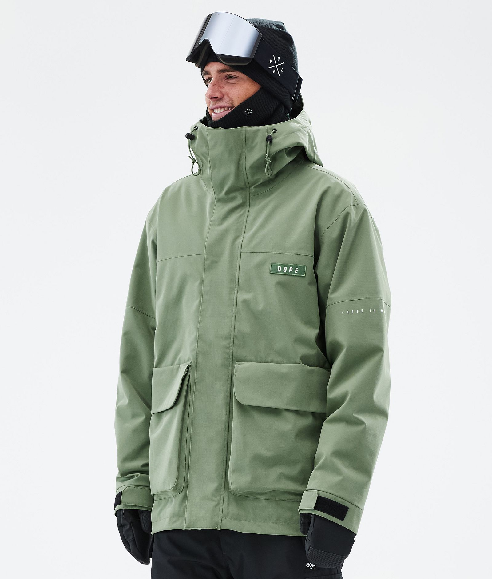 Dope Acme Snowboardjakke Herre Moss Green, Bilde 1 av 9