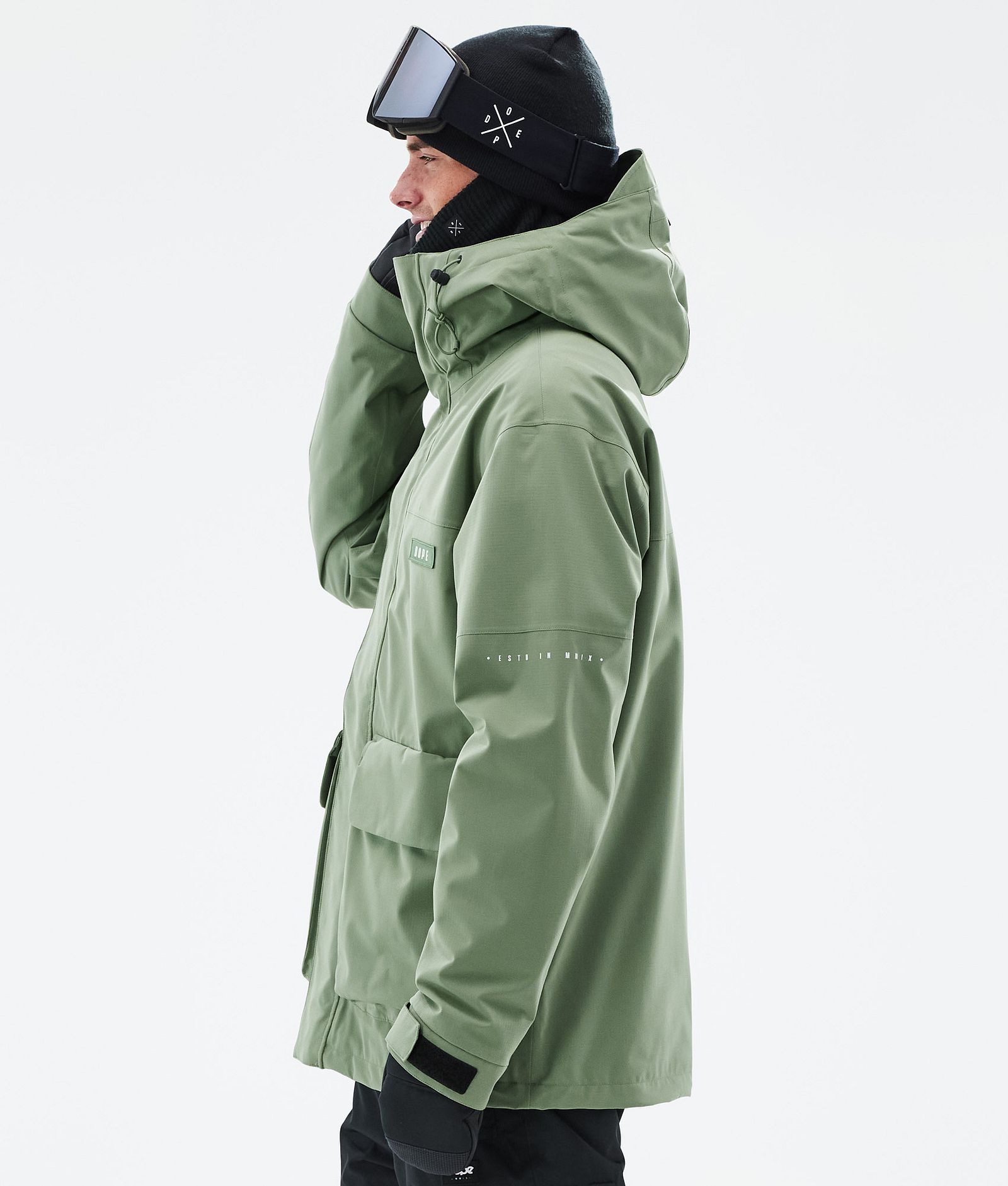 Dope Acme Snowboardjakke Herre Moss Green, Bilde 5 av 9