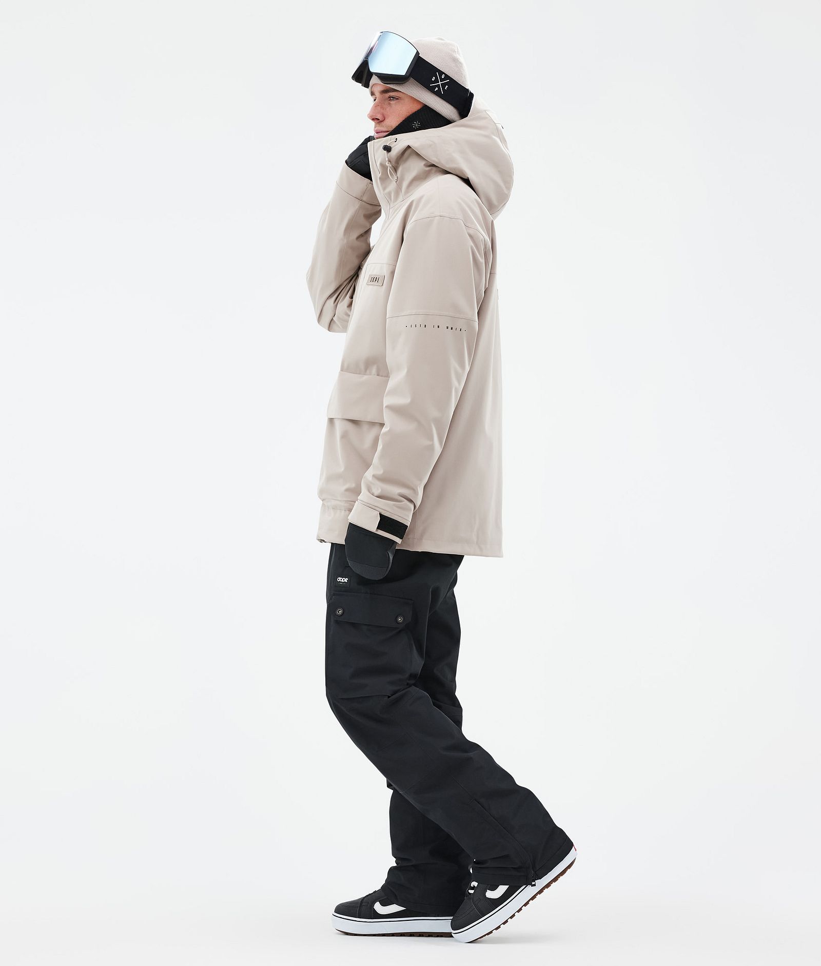 Dope Acme Snowboardjakke Herre Sand, Bilde 3 av 9