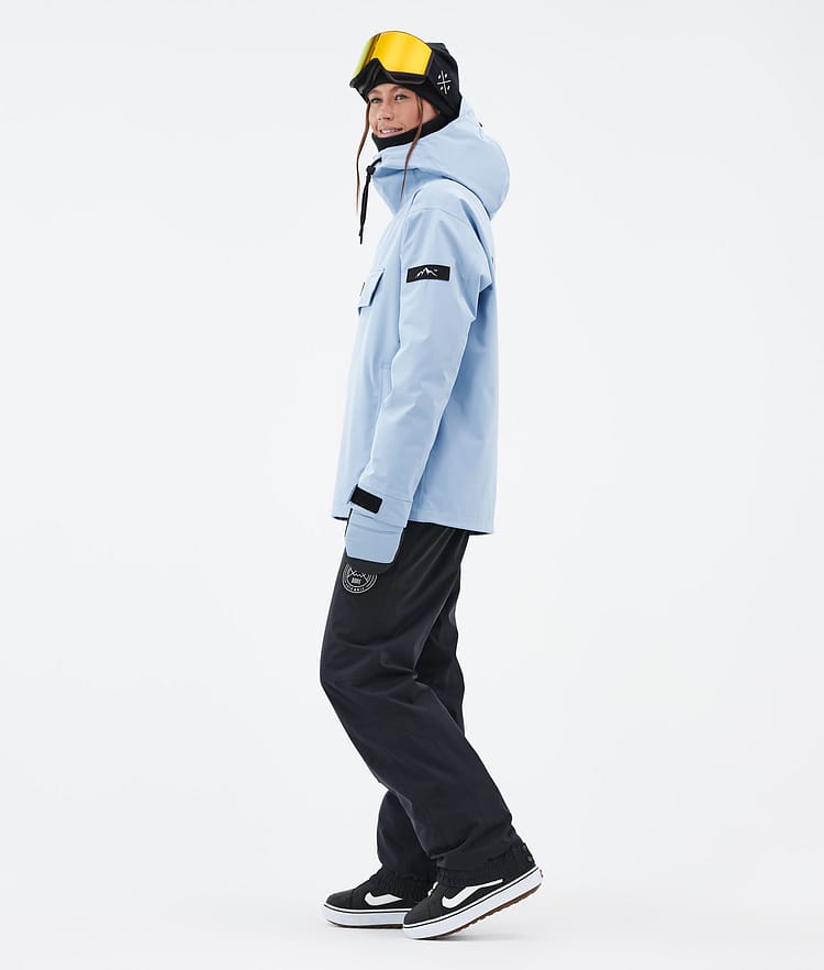 Dope Blizzard W Snowboardjakke Dame Corduroy Light Blue, Bilde 4 av 8