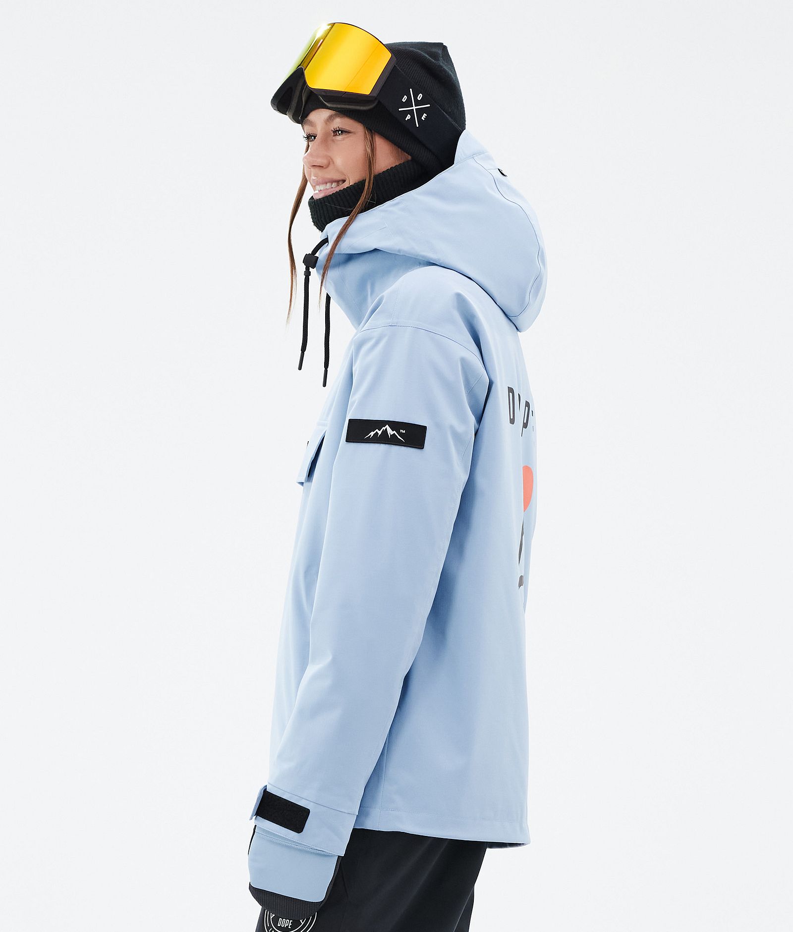 Dope Blizzard W Skijakke Dame Corduroy Light Blue, Bilde 5 av 8