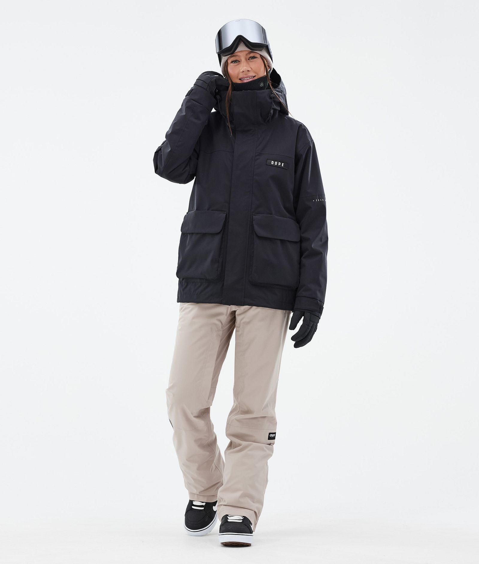 Dope Acme W Snowboardjakke Dame Black, Bilde 2 av 9