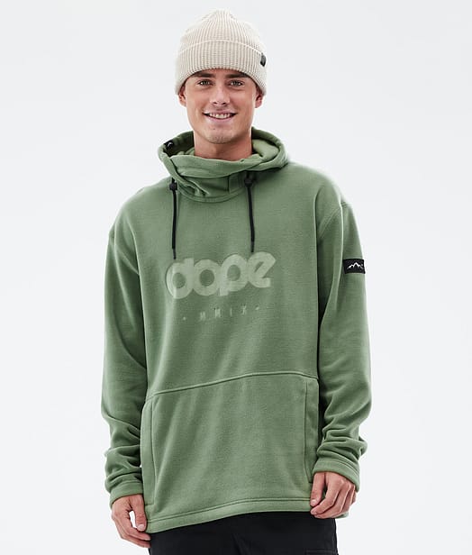 Dope Cozy II Fleecegenser Herre Moss Green