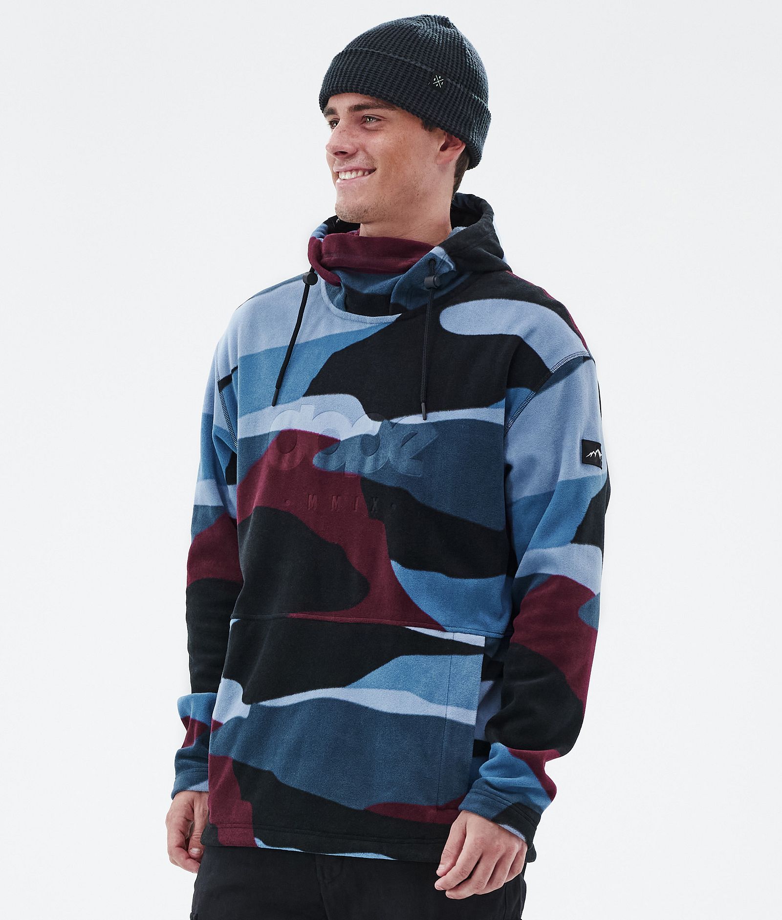 Dope Cozy II Fleecegenser Herre Shards Burgundy Blue, Bilde 1 av 7