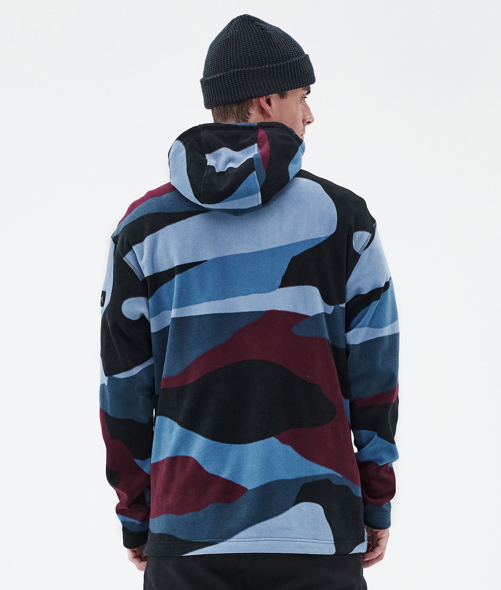 Dope Cozy II Fleecegenser Herre Shards Burgundy Blue, Bilde 6 av 7