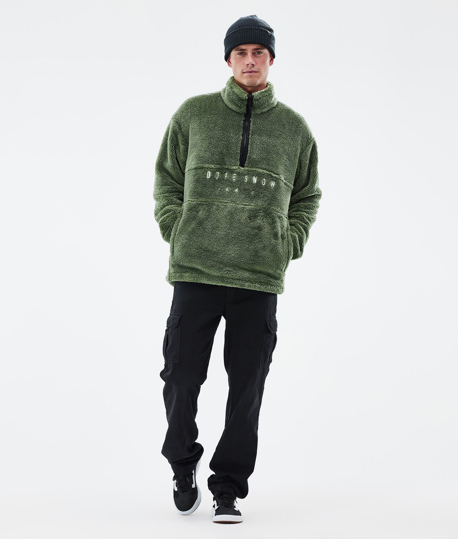 Dope Pile Fleecegenser Herre Moss Green, Bilde 3 av 7