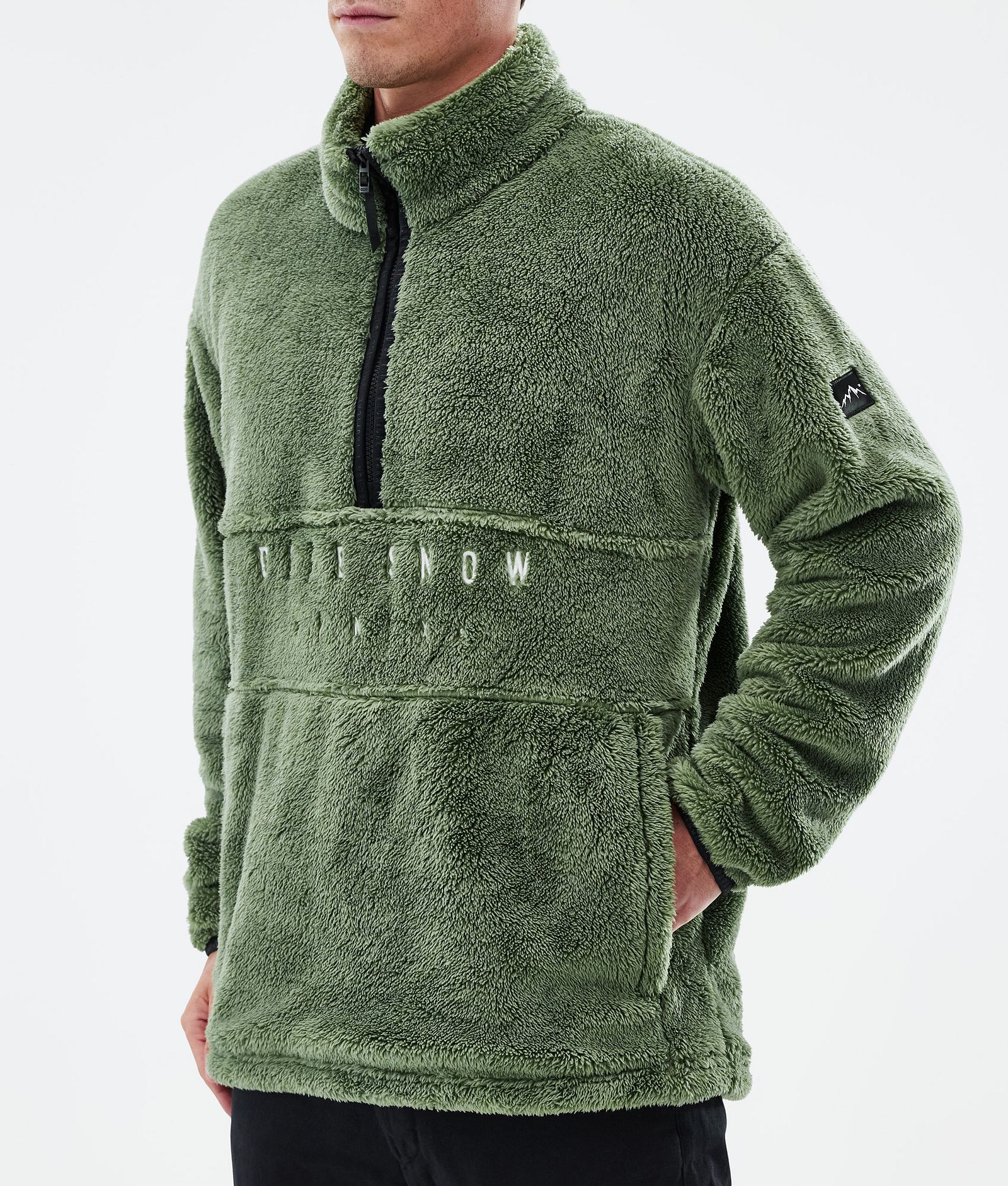 Dope Pile Fleecegenser Herre Moss Green, Bilde 7 av 7