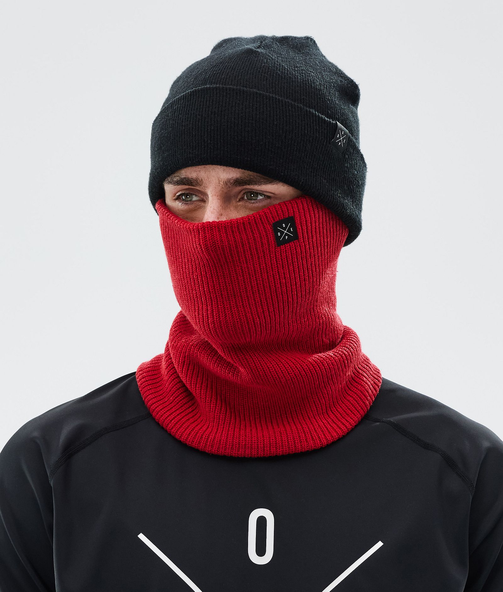 Dope 2X-Up Knitted Ansiktsmasker Deep Red, Bilde 2 av 3