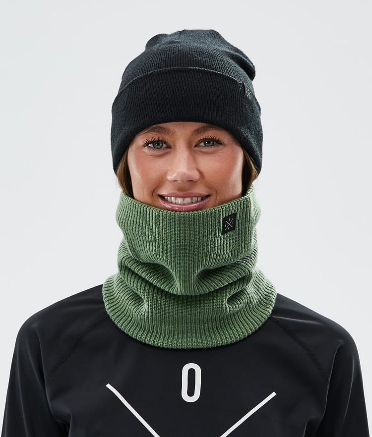 Dope 2X-Up Knitted Ansiktsmasker Moss Green, Bilde 3 av 3