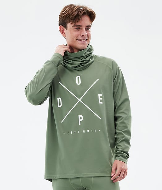 Dope Snuggle Superundertøy overdel Herre Moss Green