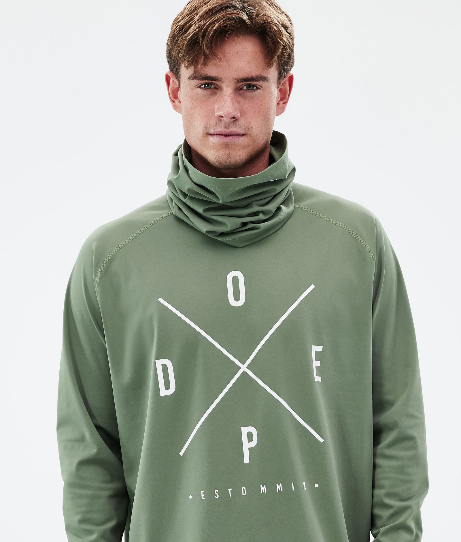 Dope Snuggle Superundertøy overdel Herre 2X-Up Moss Green, Bilde 2 av 7