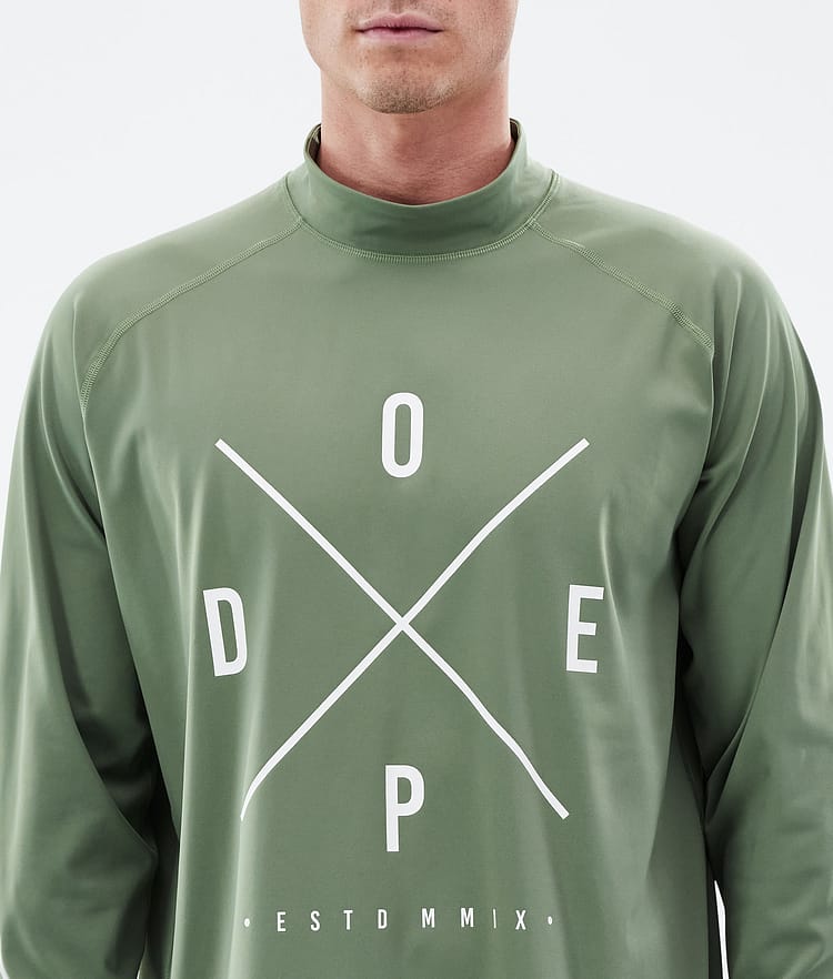 Dope Snuggle Superundertøy overdel Herre 2X-Up Moss Green, Bilde 6 av 7