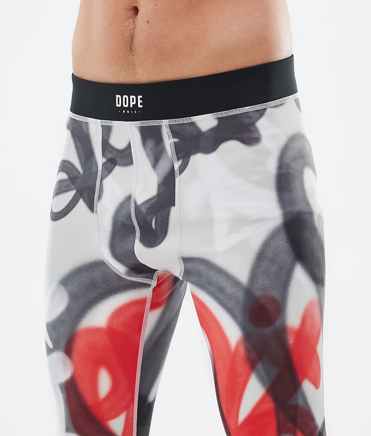 Dope Snuggle Superundertøy bukse Herre Spray Black Red, Bilde 5 av 7