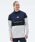 Montec Alpha Superundertøy overdel Herre Dark Blue/Black/Light Grey, Bilde 1 av 5