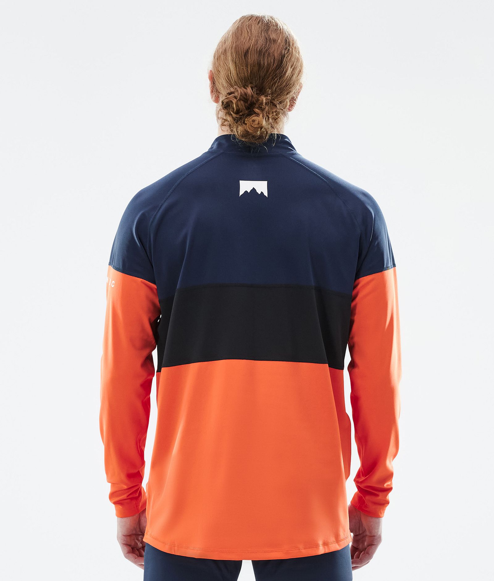 Montec Alpha Superundertøy overdel Herre Dark Blue/Black/Orange, Bilde 5 av 5