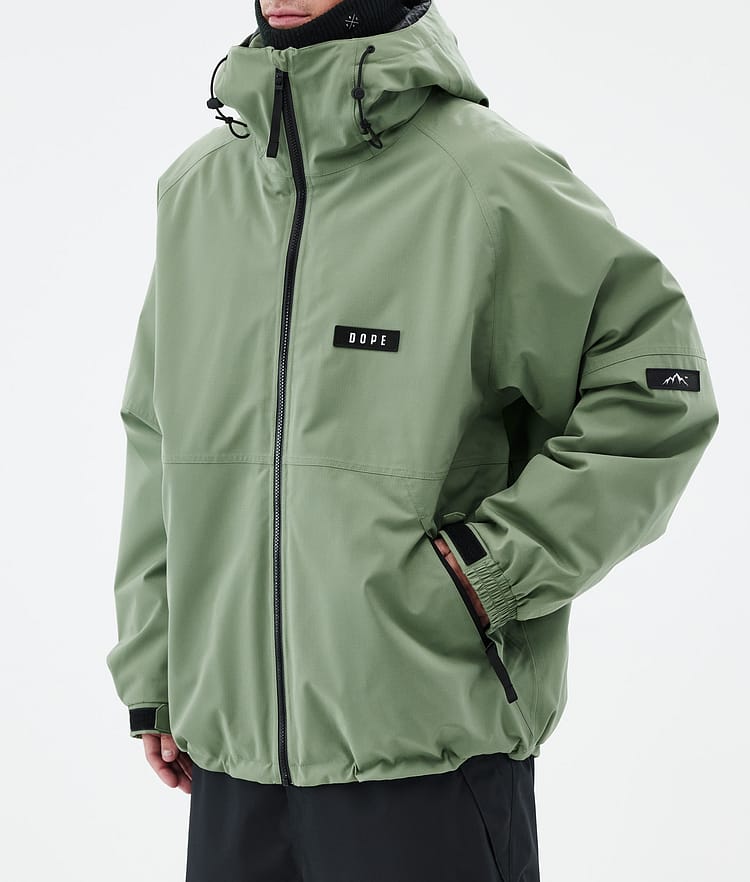 Dope Spartan Snowboardjakke Herre Moss Green, Bilde 7 av 8