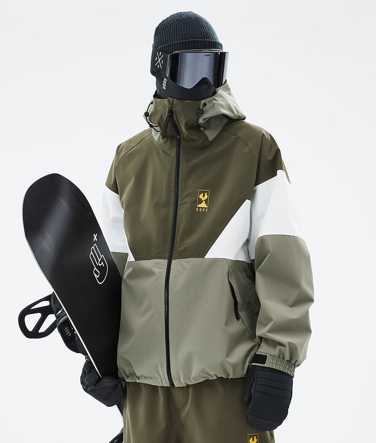 Dope JT Spartan Snowboardjakke Herre Olive Green/Whitish/Greenish, Bilde 1 av 8