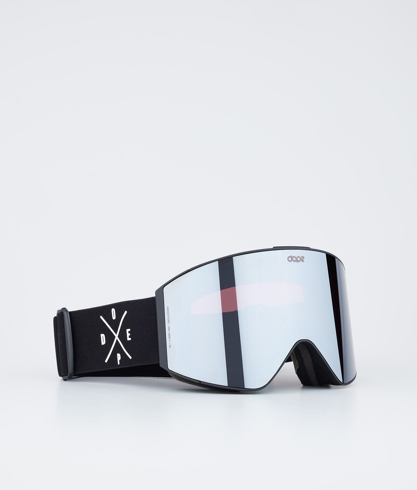 Dope Sight Skibriller Black/Silver Mirror, Bilde 1 av 6