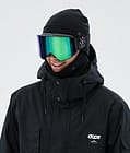 Dope Sight Skibriller Black/Green Mirror, Bilde 2 av 6