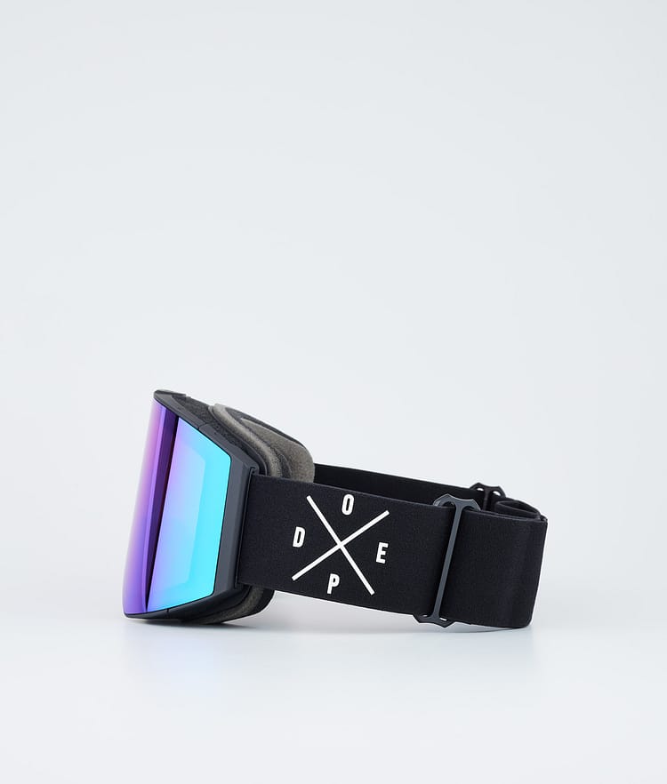 Dope Sight Skibriller Black/Green Mirror, Bilde 5 av 6