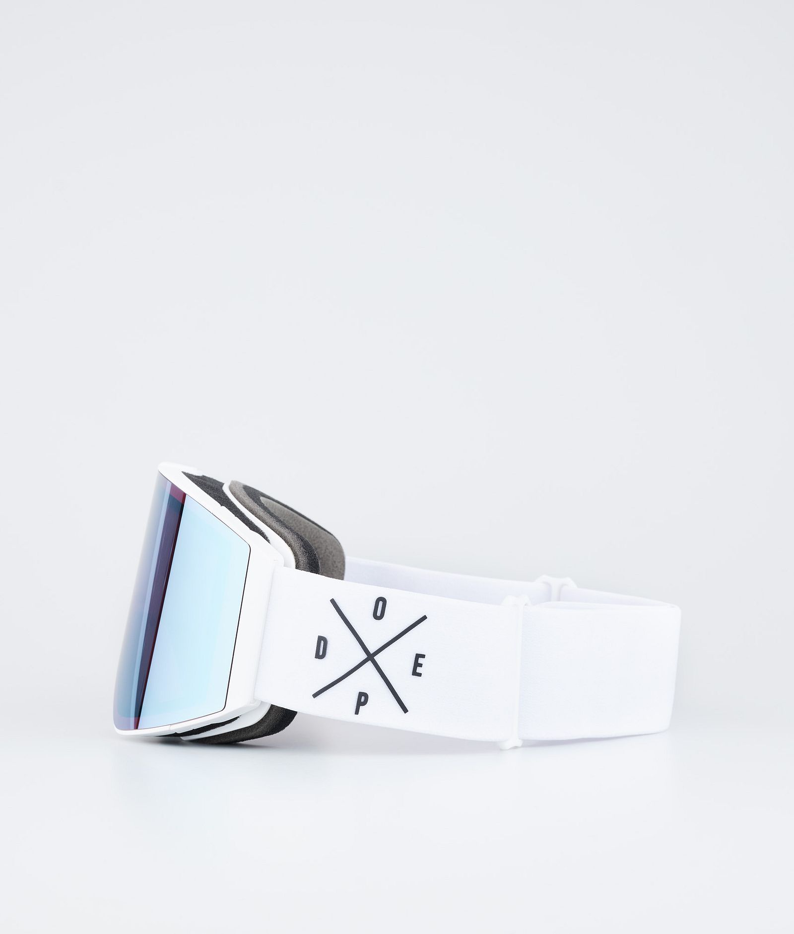 Dope Sight Skibriller White/Blue Mirror, Bilde 5 av 6