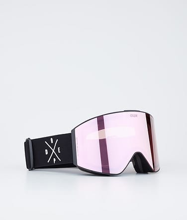 Dope Sight Skibriller Black/Pink Mirror